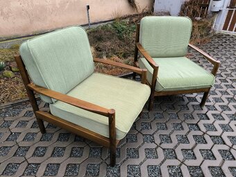 Retro párová křesla TON - Brusel 60. léta - 4