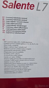 Robotický vysavač SALENTE L7  ■  LASER NAVIGACE - 4