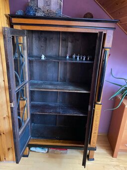 Starožitná knihovna Biedermeier - 4