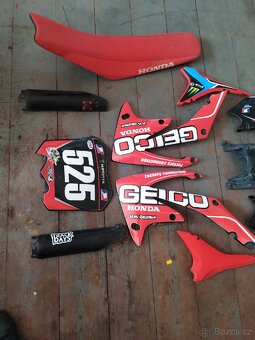 Honda CRF 450R plasty + sedlo - 4