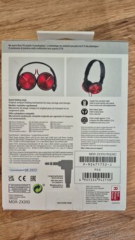 Sluchátka Sony MDR-ZX310 = NOVÁ - 4