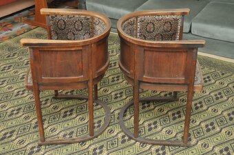 Originální křesla Josef Hoffmann výroba Kohn Wien - 4