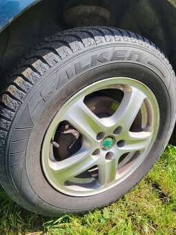 Alu originál disky škoda 15",rozteč 5x100 - 4