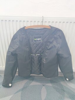 Dámská moto bunda W-TEC Lucina – šedá/krémově bílá - 4