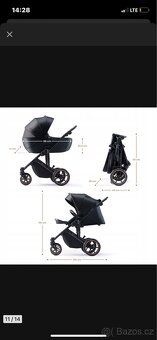 Kočárek kinderkraft prime premium 2 3v1 venezian black 2024 - 4