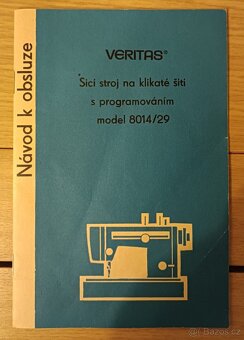 Šicí stroj Veritas 8014/29 – výborný stav, kompletní přísl. - 4