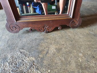 Prodám krásné starožitné zrcadlo. - 4