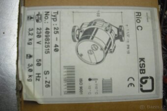 Teplovodni obehove cerpadlo,typ KSB 25-40 - 4