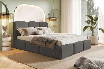 Manželská postel se zvedacím roštem Silvie - 4