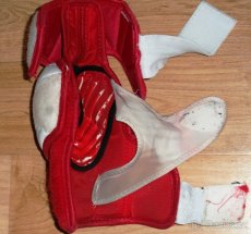 Chrániče loktů BAUER VAPOR APX 2, vel. Senior - "S" - 4