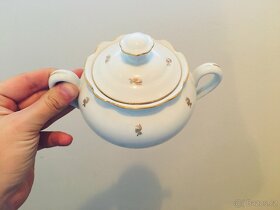 Čajový servis porcelánový starožitný - 4