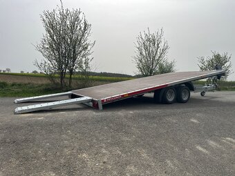 Přívěsný vozík 400x200 cm, plato, sklopný, přepravník - 4