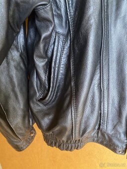 Pánská kožená bunda vintage styl L - 4