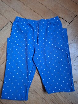 Legíny dívčí kalhoty set sada mix vel. 134 / 140 - 4