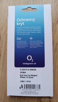 Nový kryt Iron Eye Magnet Apple iPhone 15, černý - 4