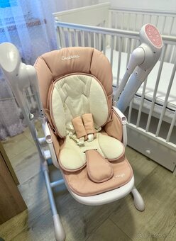 Jídelní židlička 2v1 Caretero Indigo powder pink - 4