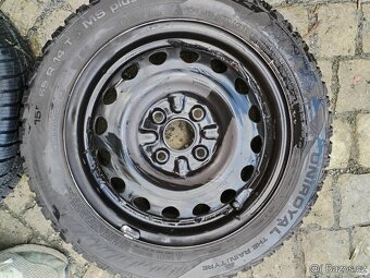 Aygo C1 PEUGEOT 107 disky 4x100 +155/65/14 ZIMA - 4