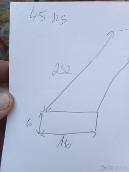 Fošny 2300x60x160 mm - 4