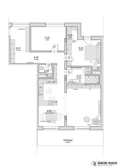 Prodej moderní novostavby 3+kk o celkové výměře 109,9 m2 s t - 4