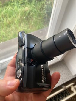 OLYMPUS mju ZOOM 105 - plně funkční + baterie,poutko - 4
