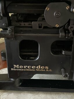 Psací stroj Mercedes - 4