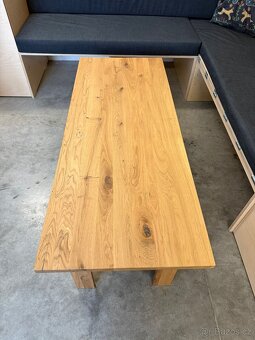 Konferenční stolek dub masiv - 4