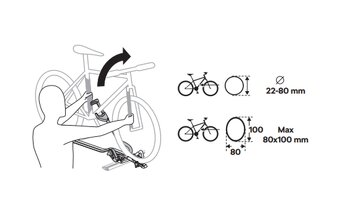 Příčný střešní nosič Karoq + 2 nosiče na jízdní kola - 4