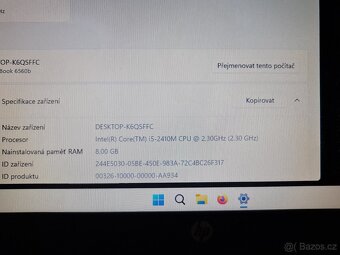 Notebook HP ProBook i5, 8GB - 4