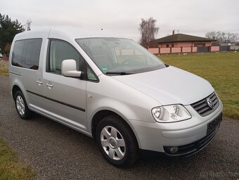 VW Caddy 1.9 Tdi 77kw Life Gewinner, 1.majitelka - 4