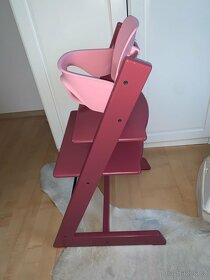 Rostoucí židlička Stokke Tripp Trapp Heather Pink - 4