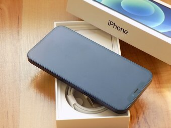 APPLE iPhone 12 64GB Blue - ZÁRUKA - TOP STAV - 100%BATERIE - 4