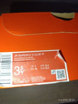 Dětské fotbalové kopačky, zn. Nike, vel. 34 - 4