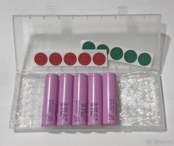 Blistr 5ks baterie Li-ion SAMSUNG INR18650-35E 8A/13A NOVÉ - 4
