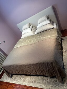 Čalouněná postel Modesto Frame, Wooden Oak + matrace v ceně - 4