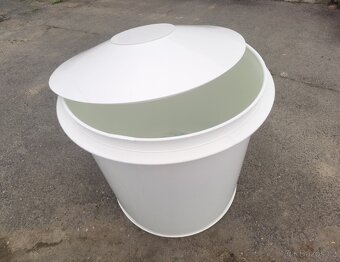 Plastová ochlazovací kád 150x150cm, (Modrá/Bílá) - 4