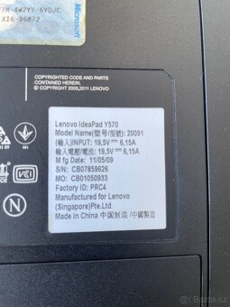 Herní Lenovo IdeaPad Y570 - 4