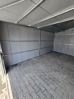 Plechová garáž 4x6m - 4