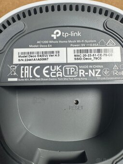 Tp Link Deco E4 3ks  Cena 1699kc za 3ks  S takzvaným Wi-Fi m - 4