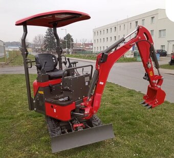 minibagr, pásový bagr, bagřík , - 4