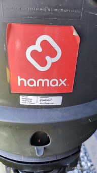 SEDAČKA NA KOLO HAMAX SMILEY ZADNÍ ŠEDO/ČERVENÁ - 4