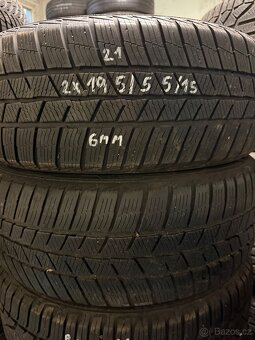 2x Zimni pneu r15 195/55/15 - 4