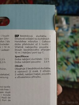 Prodám bezdrátové sluchátka vivess - 4