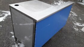 Nerezový pokladní box 150x70x85-90 cm - 4