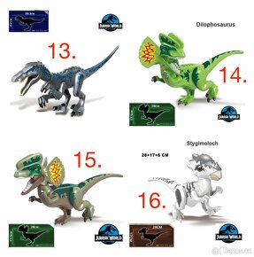 Obrovské dinosaury typ lego - nové, nehrané - 4