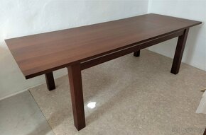 Nový rozkládací stůl mahagon - 4