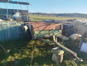 Vozík za traktor, kára, valník, vlek, přívěs - 4
