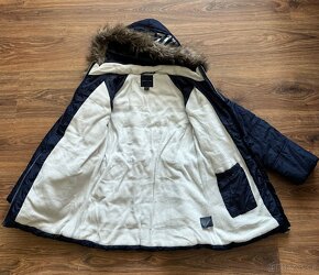 Dívčí péřový kabát/ bunda Tommy Hilfiger - 4