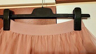 Nová vrstvená tylová sukně - TUTU v pase 60 cm - délka 87 cm - 4