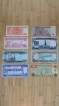 Různé bankovky Cuba, Irák - 4