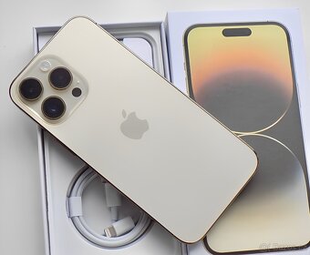 iPhone 14 Pro Gold BATERIE 100% TOP - 4